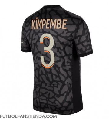 Paris Saint-Germain Presnel Kimpembe #3 Tercera Equipación 2023-24 Manga Corta